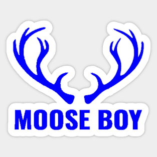 MOOSE BOY BLUE/BLACK Sticker